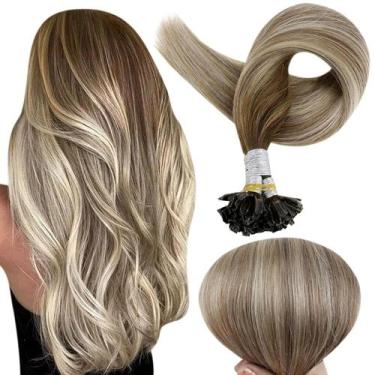 Imagem de Extensões de cabelo Full Shine K Tip 40g 50 fios 35cm Remy Hair