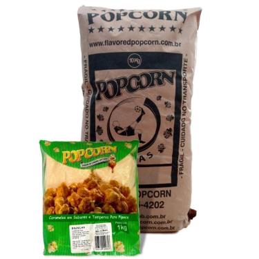 Imagem de Caramelo Para Pipoca Doce - Sabor Baunilha 10Kg