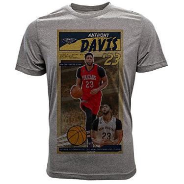 Imagem de Camiseta juvenil NBA First Issue, Heather Pebble, Youth Medium
