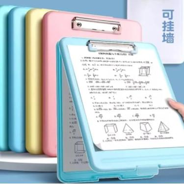 Imagem de Prancheta com Armazenamento, Pasta Organizadora de Documentos com Abertura