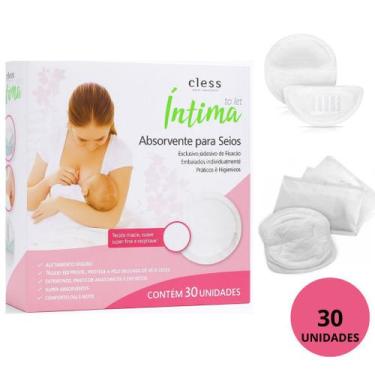 Imagem de Absorvente Protetor Para Seios Toilet Íntima Clees C/ 30 Unidades c/ A