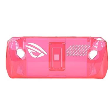 Imagem de Capa Protetora TPU Transparente Com Suporte para para Rog Ally Handheld 2023 (Vermelho Transparente)