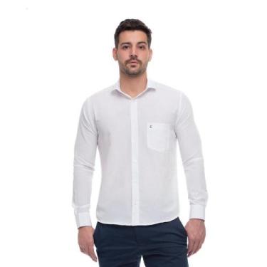 Imagem de Camisa Social Masculina Teodoro Manga Longa Slim Fit Casual - Teodoro 