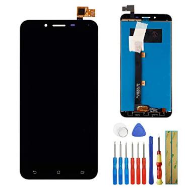 Imagem de Nova tela LCD compatível com Asus Zenfone 3 MAX ZC553KL X00D 14.0 cm LCD Touch Screen Display Assembly + Ferramentas (preto)