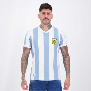 Imagem de Camisa Argentina Retrô 1978 Listrada - Retromania, M