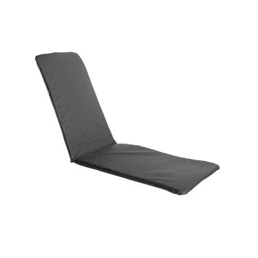 Imagem de Almofada Colchonete Espreguiçadeira Preto 123Organizei