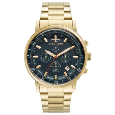 Imagem de Relógio Technos Masculino Ref: Js25bcl/1a Cronógrafo Golf Dourado