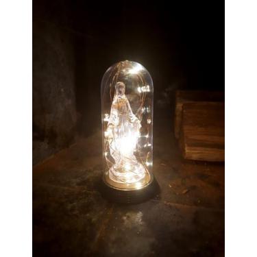 Imagem de Luminária Imagem Nossa Senhora Das Graças Santíssima Virgem Maria Luze