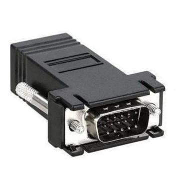 Imagem de Adaptador Extensor Vga Video Via Cabo Rede Rj45 - Unidade