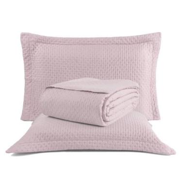 Imagem de Kit Colcha Cama Casal King Grande Cobre Leito Roupa de Cama - EMPÓRIO 