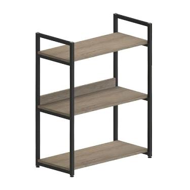 Imagem de Estante Industrial UrbnFlex Preta e Mel 87 cm