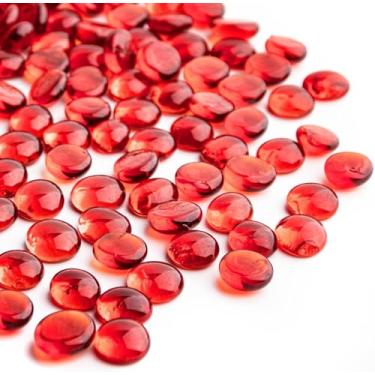 Imagem de Bolinhas de vidro roxas de 400 g, mini contas de vidro plano ~ 160 peças para enchimentos de vasos, fundo floral, pedras de aquário de peixes para aquário de mesa, suprimentos de artesanato de arte