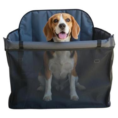 Imagem de Assento Pet Cadeira Transporte Dobrável Para Cachorro Gato Até 30kg - 