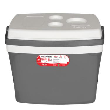 Imagem de Caixa Térmica Botafogo CXT0134 Cinza 34L
