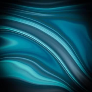 Imagem de Quadro Decorativo Abstrato Colorido com Fundo Líquido Exoplaneta e Tema Cósmico 40x40cm