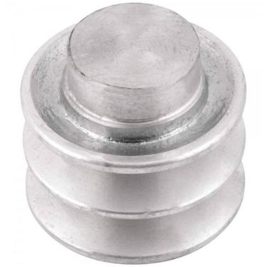 Imagem de Polia Alumínio 60mm 2 Canais Perfil A - Vonder