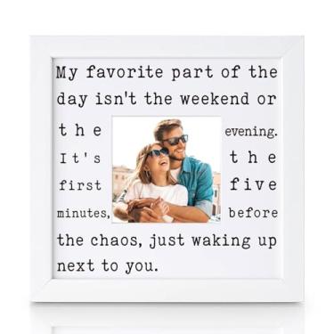 Imagem de THYGIFTREE Moldura de aniversário romântico para esposa do marido, lembrança sentimental, aniversário dela, Dia dos Namorados, Natal, I Love You, presente para namorada