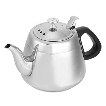 Imagem de Chaleira de indução elétrica de aço inoxidável resistente à ferrugem, chaleira, chaleira de água para acampamento, bule de chá