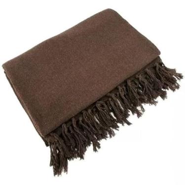 Imagem de Manta Para Sofa Grande 220x150cm Protetora Decorativa Ideal Para Sala De Estar (Marrom)