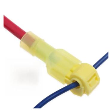 Imagem de Conectores de cabo elétrico rápido 10/50 peças de encaixe terminal de bloqueio de emenda conector de fio de crimpagem (13,50 peças)