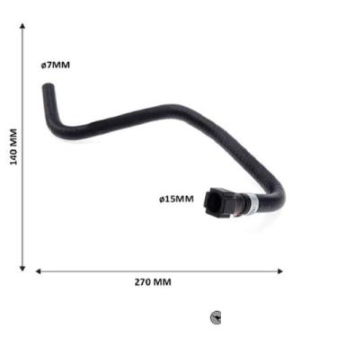 Imagem de Mangueira do Reservatorioa ao Radiador Uno Evo Novo Palio Mobi 1.4 11.