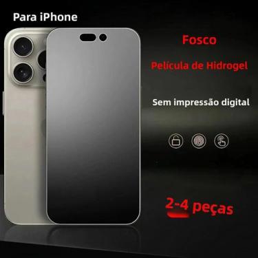 Imagem de Película Protetora De Tela De Hidrogel Fosca Para iPhone 17 16 15 14 1
