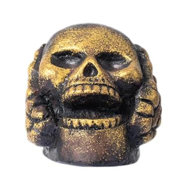 Imagem de Apito fantasma – apito novidade – brinquedo de terror morte novidade esqueleto de ruído estranho para lembranças de Halloween adultos crianças suprimentos