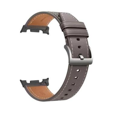 Imagem de Pulseira De Couro Para Samsung Galaxy Watch 44mm 40mm Clássica 46mm Co