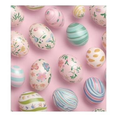 Imagem de Blueangle Capa magnética de ovos de páscoa para lava-louças, decoração da capa frontal da máquina de lavar louça, adesivos de eletrodomésticos, adesivos de eletrodomésticos, 58 cm C x 66 cm adesivo