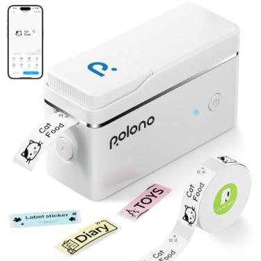 Imagem de Impresora Etiquetadora Mini Inalámbrica Bluetooth POLONO P31S