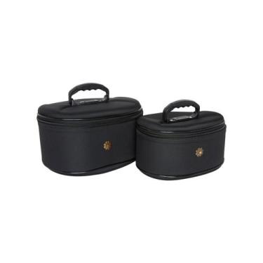 Imagem de Frasqueira Kit Maleta Necessaire Mala De Mão Para Viagem - K-Fashion