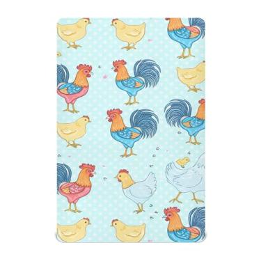 Imagem de xigua Lençóis de berço coloridos para meninas e meninos, lençol de berço macio e respirável adequado para berço padrão e cama infantil 71 x 132 cm