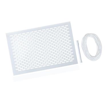 Imagem de Hyuduo Piscina Skimmer Guard Kit Folha de Coletor Rede para Piscina Com Pp Placa de Malha 39x25cm Elast