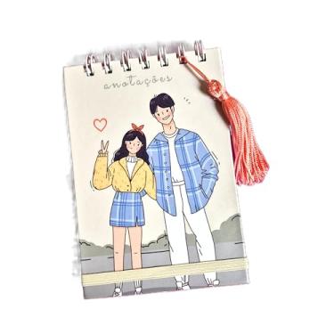 Imagem de Bloquinho de Anotações Dorama Casal Apaixonado - Coleção K-Drama - tamanho A6