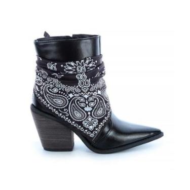 Imagem de Bota Country com Lenço Anne Preto-Feminino