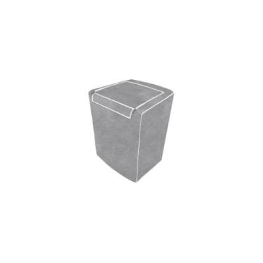 Imagem de Capa para Máquina de Lavar, PVC com Forro de Poliéster, Compatível com Consul Maré, Brastemp Clean e Electrolux, 58x80x58cm