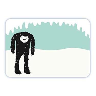 Imagem de Avery Etiquetas de nome Yeti, boneco de neve abominável, etiquetas de presente de Natal, lembrancinhas de festa, sem levantamento, apenas escrita à mão, 36 etiquetas de nome