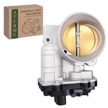 Imagem de Conjunto de corpo do acelerador eletrônico compatível com Chevrolet Silverado 2500 V8 4.8L 2006 Suburban 2500 8.1L 2003-2006 GMC Sierra 2500 HD Classic 2007 Yukon XL 2500 2003-2006 OEM S20014 97730 8