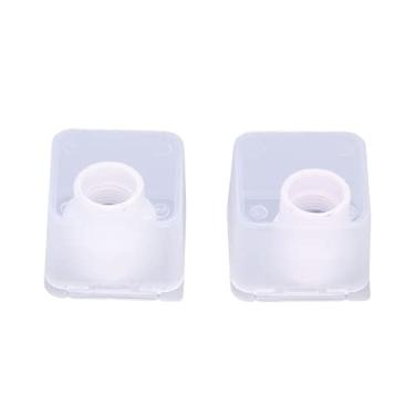 Imagem de 2 peças de copo de soldagem, copo de solda de cerâmica, kit de acessórios de bocal de cerâmica para WP9/17/18/20/25/26 (branco)