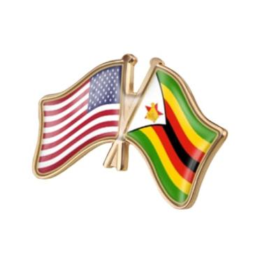 Imagem de QTAOEIONG Bandeiras dos Estados Unidos, EUA, América, EUA e muitos outros países, broche de liga de amizade com cruz, 1.3x0.9inch/32x23mm, Metal, Sem Pedra Preciosa