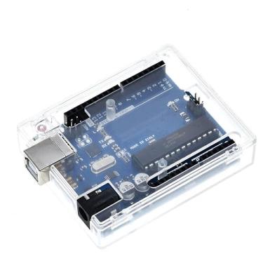 Imagem de Capa Uno R3 caixa de acrílico transparente capa transparente compatível com arduino UNO R3 capa
