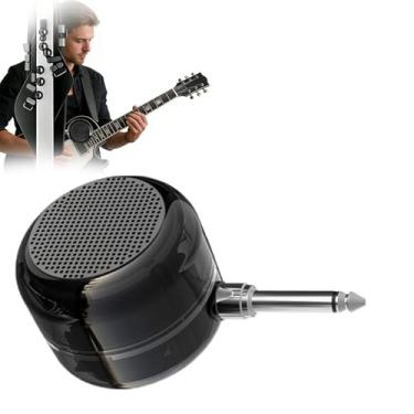 Imagem de Amplificador 2 Em 1 Para Guitarra E Celular,Alto-Falante Para Celular, Interface Dupla De 3,5 Mm/6,35 Mm Para Instrumentos De Sopro EletrôNicos E ReproduçãO De MúSica