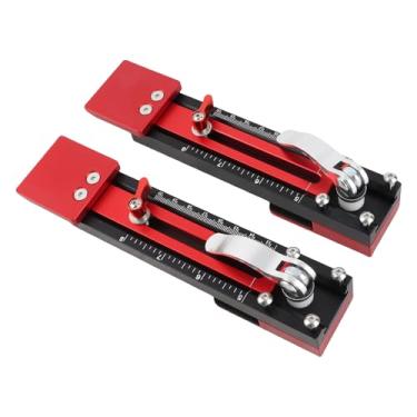 Imagem de Acouto Ferramenta Deslizante do Calibre da Montagem de 2 Pces para Painéis de Parede do Cimento da Fibra-liga de Alumínio Com Braçadeira de 360°