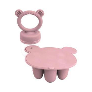 Imagem de Forma De Silicone Para Congelador Com Design De Urso, Alimentador De F