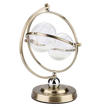 Imagem de Acouto Temporizador de Areia de Ampulheta Vintage - Temporizador de Areia de Ampulheta de Metal, de Vidro Vidro de 15 Minutos de Sala de Estar Vintage - de de Decoração de Casa - Temporizadores de