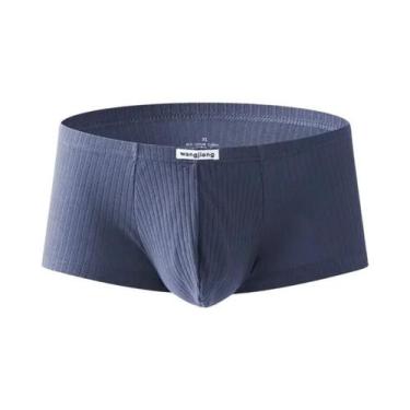 Imagem de Cuecas Masculinas De Baixa Cintura Respirável E Elástica U Convexa Box