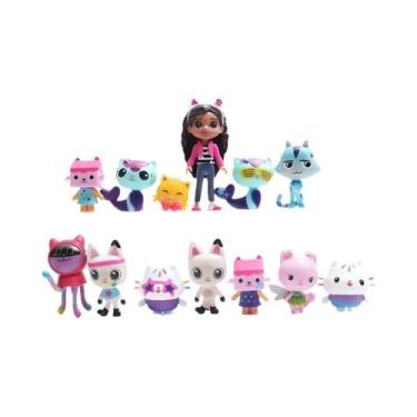 Imagem de Conjunto De Brinquedos De Figuras De Anime Gabby Dollhouse 13 Peças Ca