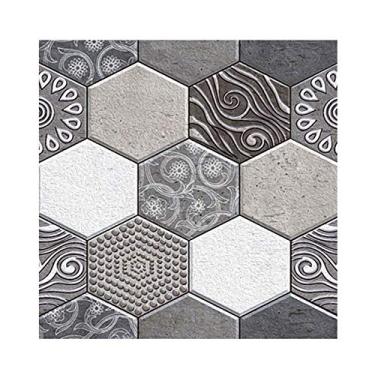 Imagem de Papel de Parede Autoadesivo Removível à Prova Água 3 Dimensões Peel Stick PVC Adesivos para Sala Estar Banheiro Cozinha Contrapiso Móveis Fundo TV Escritório