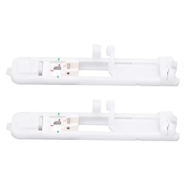 Imagem de Calcador para casa de botão, 1 passo, plástico, leve, prático, calcador para máquina de costura doméstica, 2 peças