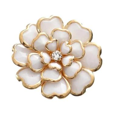 Imagem de Capas De Botão Flor Camélia Para Blusas Femininas, Camisas Sociais, Ve